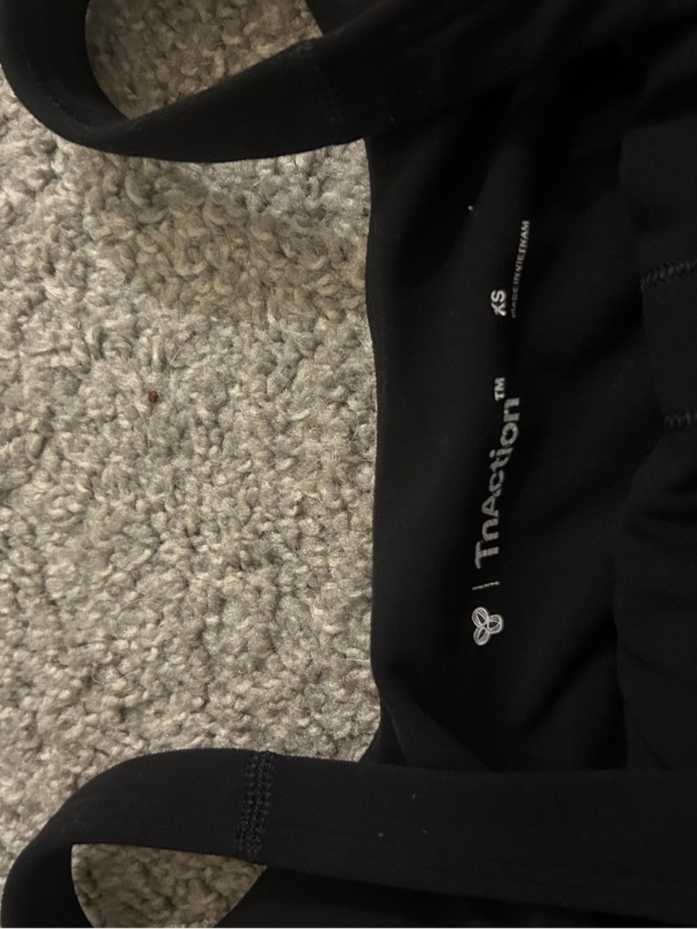 Aritzia TNA butter black athletic tank top built in bra - Picture 3 of 3